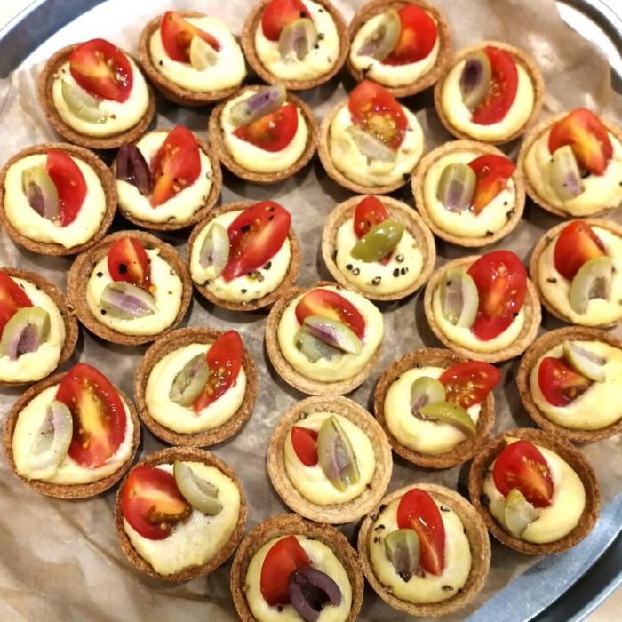 Strawberry and cream tartlets