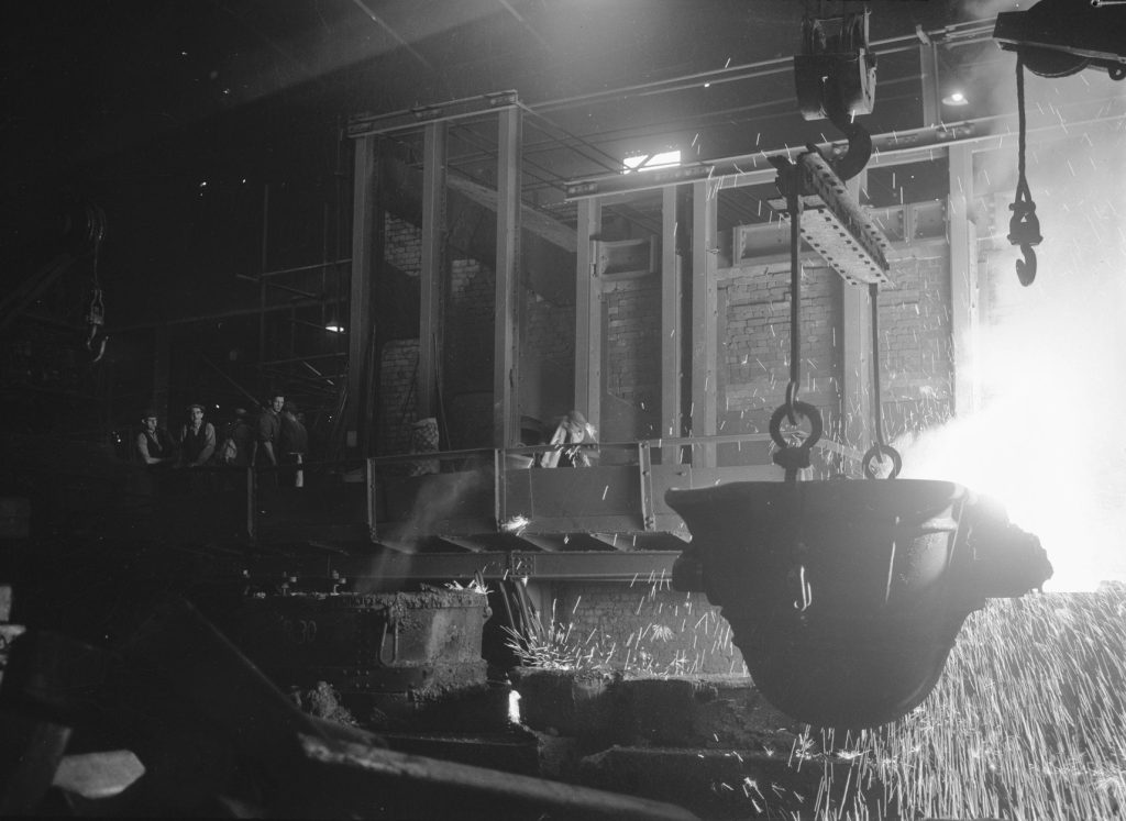 Historic photograph of Brymbo Steelworks