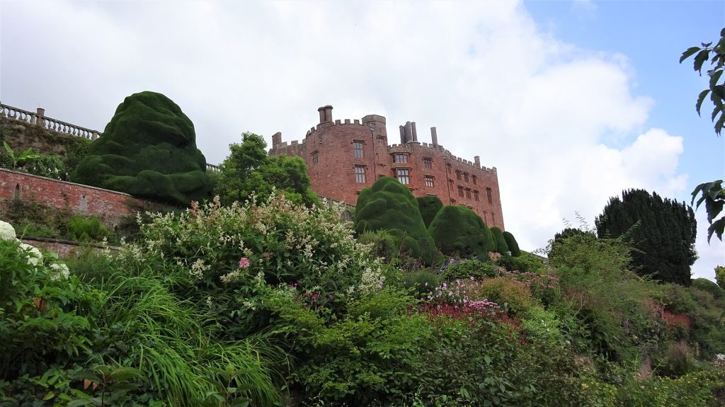 Powis Castle and its terraced gardens