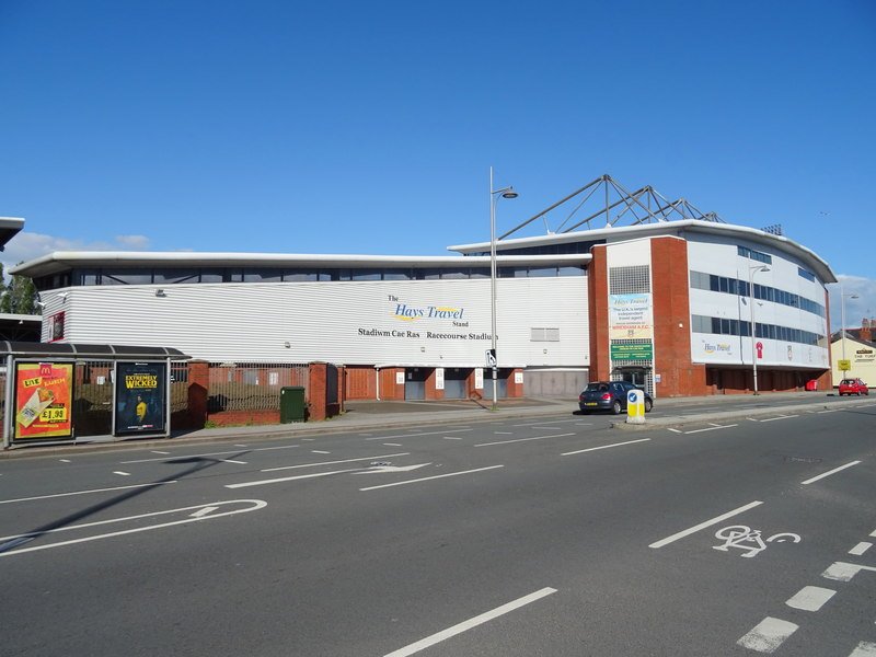 The Racecourse Ground, home of Wrexham AFC